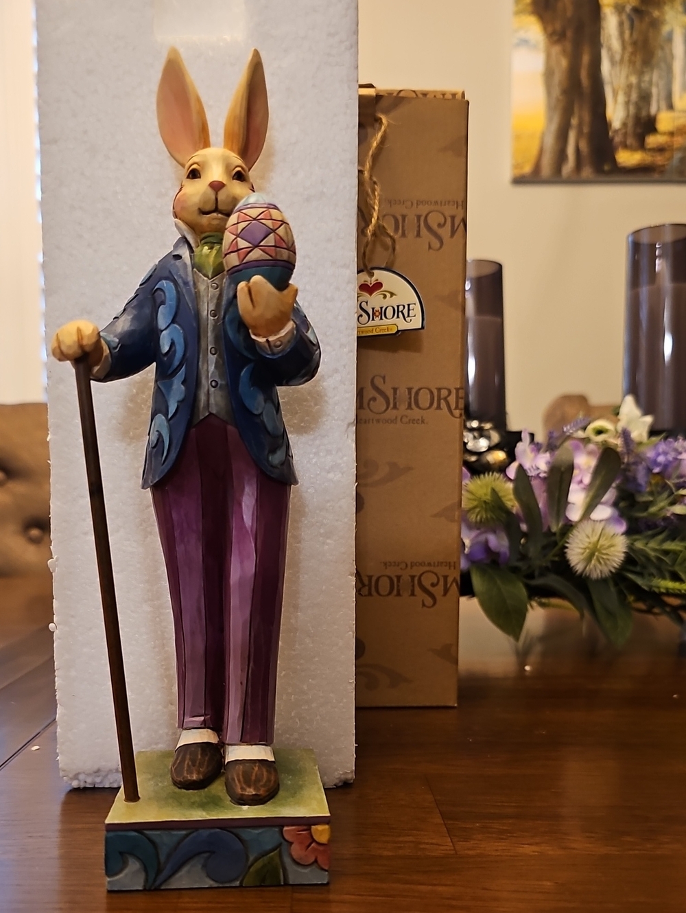 Jim Shore For Enesco's Heartwood Creek, "Easter Style" Mr. Rabbit.